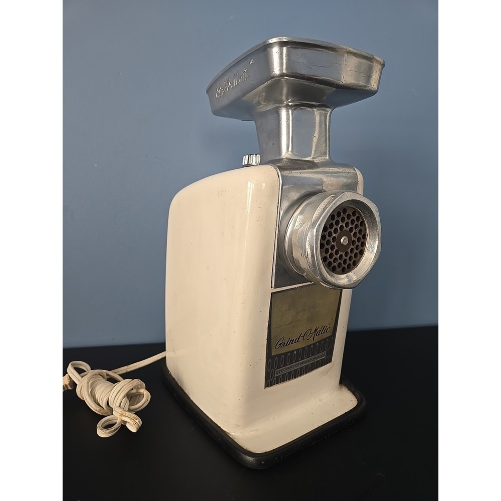 VTG Rival Grind-O-Matic Model 772 Meat Grinder Vegetable Chopper Tested Works